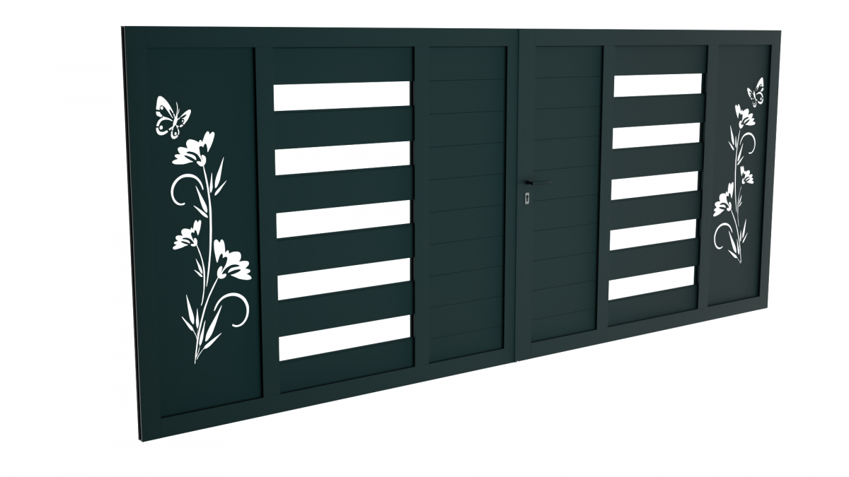 Portails battants Coquelicot Portails battants Coquelicot