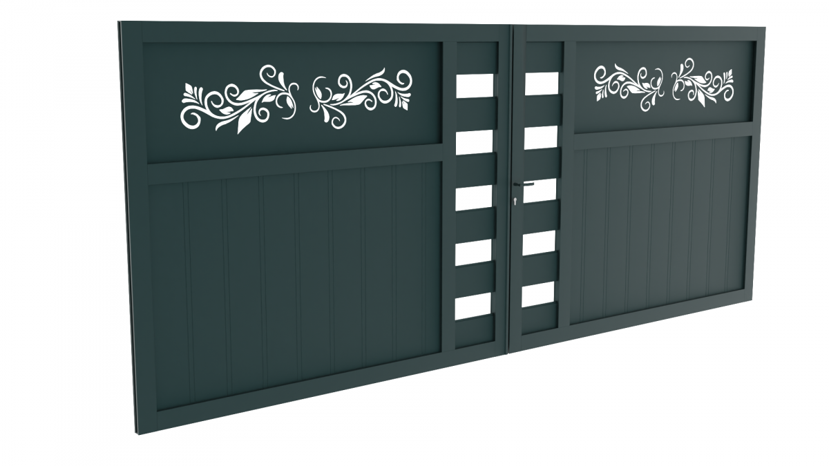 Portails battants Fleur de lune Portails battants Fleur de lune