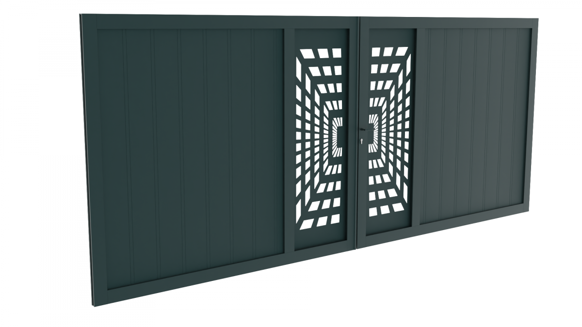 Portails battants Géométrique Portails battants Géométrique